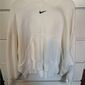 Nike oversized cropped hoodie